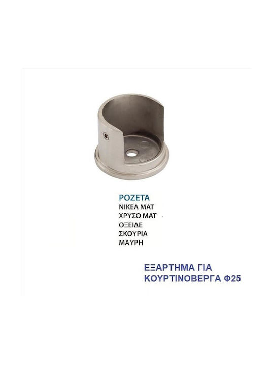 Import Hellas Bază Șină pentru Perdele de Perete Argintie