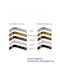 Import Hellas Wall Curtain Rail Base Metallic Bronze