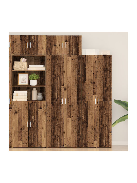 Bookcases Old Wood (2 Pieces) 70x42.5x185cm
