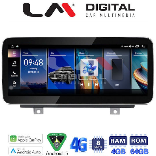 LM Digital Ηχοσύστημα Αυτοκινήτου για BMW Σειρά 3 / F30 / Σειρά 4 / F32 2009>2019 (Bluetooth/USB/WiFi/GPS/Apple-Carplay/Android-Auto)
