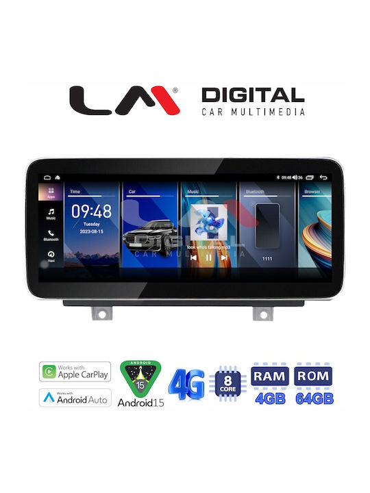 LM Digital Автомобилна Аудио Система за BMW Серия 3 / F30 / Серия 4 / F32 2009>2019 (Bluetooth/USB/WiFi/GPS/Apple CarPlay/Android Auto)
