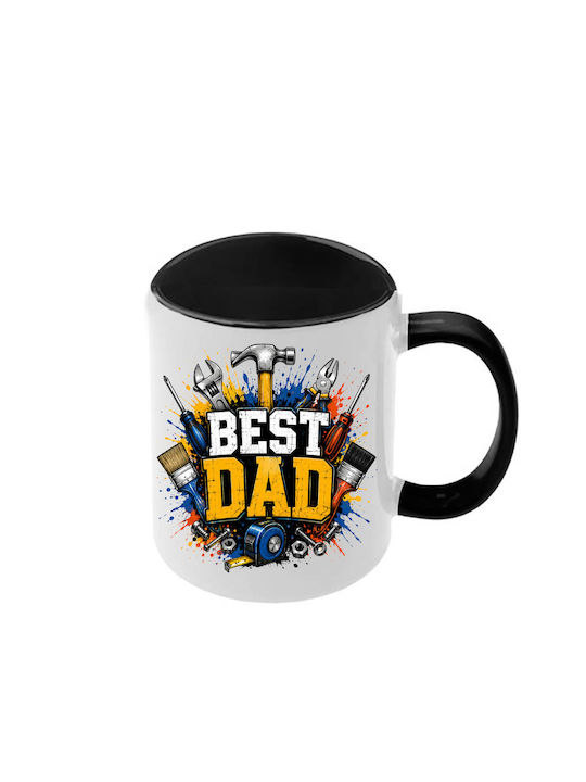Κούπα Dad Μαύρη Λαβή Εσωτερικό