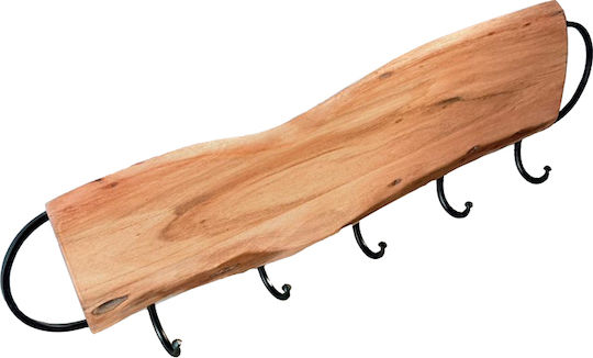 Pakketo Edeva Ξύλινη 5 Θέσεων 90x25x20cm Pakketo Edeva Ξύλινη 5 Θέσεων 90x25x20cm