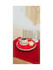 SteweHome Organizator Din Lemn Roșu