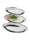 Excellent Houseware Μεταλλικός Δίσκος Σερβιρίσματος 3τμχ