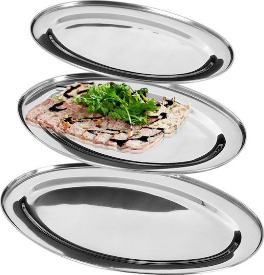 Excellent Houseware Tăvi Metalice De Servire 3 Bucăți Excellent Houseware Tăvi Metalice De Servire 3 Bucăți