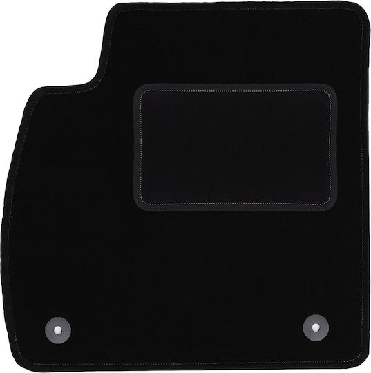 Velour Driver’s Mat Opel Zafira C Minivan 2012-2018 Black