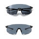 Techsuit Cycling Glasses with Black Frame and Multicoloured Lenses