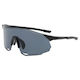 Techsuit Cycling Glasses with Black Frame and Multicoloured Lenses