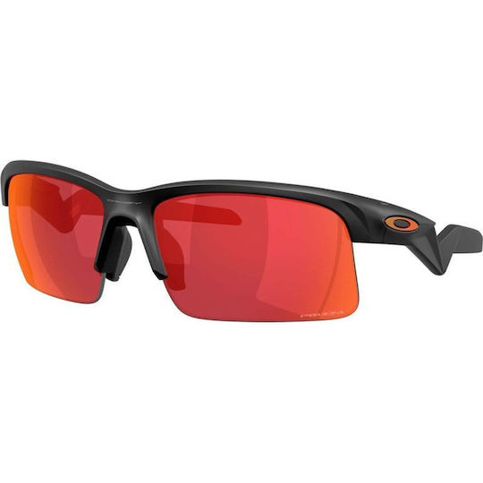 Oakley Fahrradbrillen mit Schwarzem Rahmen und Mehrfarbigen Linsen