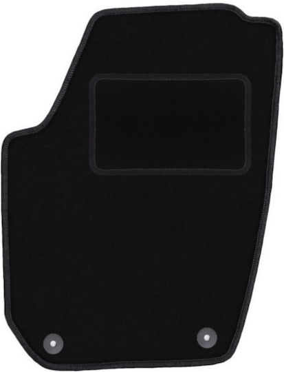 Schwarze Auto Fußmatten Für Skoda Fabia Ii Hatchback Station Wagon 2007-2014