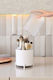 Stewehome Multifunctional Makeup Brush Cosmetic Box Organizer Bathroom Office Red