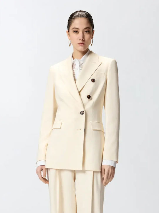Pinko Pinko Blazer für Damen Ecru