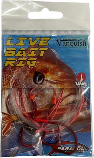 X-Paragon Angelgeräte Live Bait Rigg Schweres Casting Rigg 1009 Rote