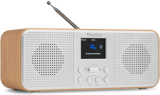 Audizio SOSPA1342 Επιτραπέζιο Ραδιόφωνο με Bluetooth Creme