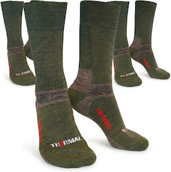 Κάλτσες Dimi Socks Thermal Τεχνικές Merino Wool Προσφορα 3 Ζεύγη Χακί