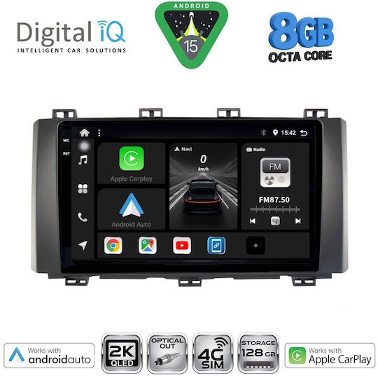 Digital IQ Автомобилна Аудио Система за Seat Ateca 2017 (Bluetooth/USB/Вграден Wi-Fi/GPS/Apple CarPlay/Android Auto) с Touch Screen 9"