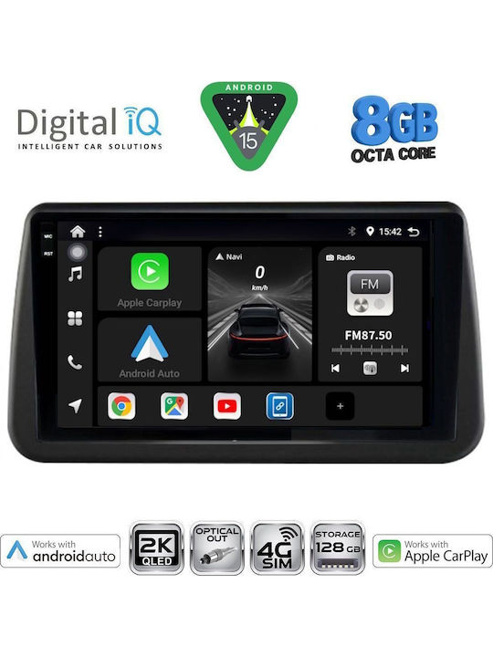Digital IQ Car Audio System for Opel Meriva 2010-2017 Bluetooth USB WiFi GPS Apple CarPlay Android Auto with 9" Touch Screen
