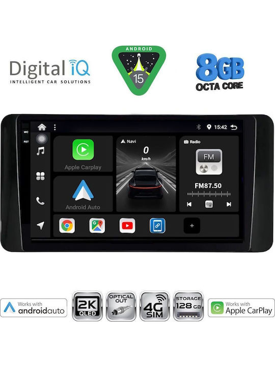 Digital IQ Car Audio System for Skoda Kamiq 2018 Bluetooth USB WiFi GPS Apple CarPlay Android Auto with 10" Touch Screen