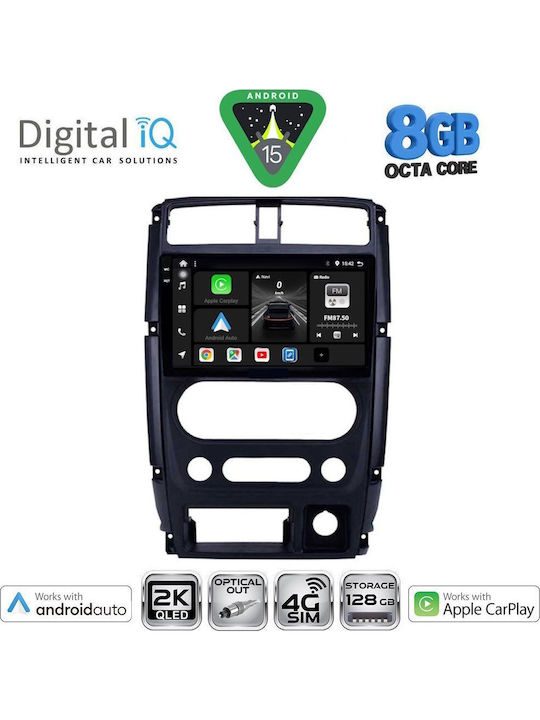 Digital IQ Car Audio System for Suzuki Jimny 2007-2017 Bluetooth USB WiFi GPS Apple CarPlay Android Auto with 9" Touch Screen