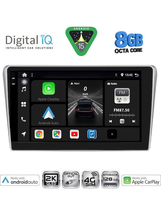 Digital IQ Car Audio System for Toyota Avensis 2003-2009 Bluetooth USB WiFi GPS Apple CarPlay Android Auto with 9" Touch Screen