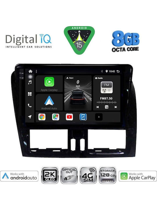 Digital IQ Car Audio System for Volvo XC 60 2009-2017 (Bluetooth/USB/AUX/WiFi/GPS/Apple CarPlay/Android Auto) with 9" Touch Screen