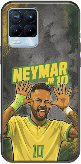 Θήκη World Stars Collection Neymar Jr Realme 8 8 Pro Black Tpu Μαύρη Σιλικόνη