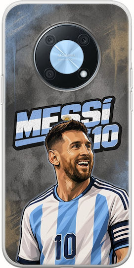 World Stars Collection Lionel Messi Huawei Nova Y90 Flexible TPU Transparent Silicone Case