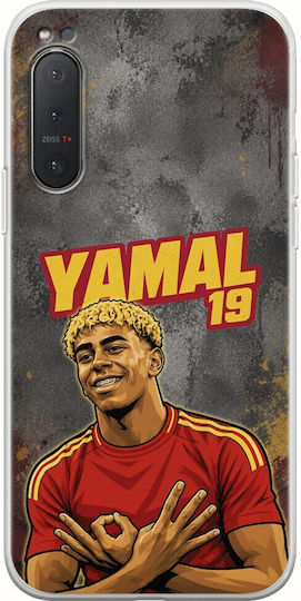 World Stars Collection Lamine Yamal Sony Xperia 5 Flexible TPU Transparent Silicone Mobile Phone Case