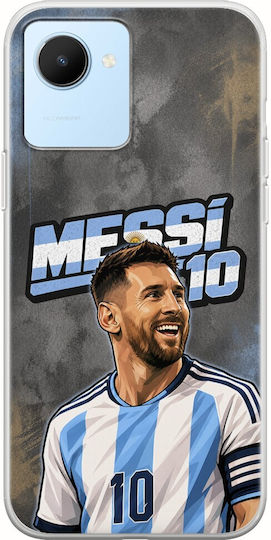 World Stars Collection Lionel Messi Realme Narzo 50i Prime Flexible TPU Transparent Silicone Case