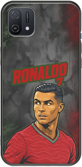 Θήκη World Stars Collection Cristiano Ronaldo Oppo A16k Black Tpu Μαύρη Σιλικόνη