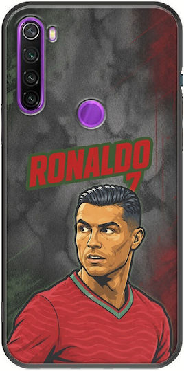 Калъф World Stars Collection Cristiano Ronaldo Xiaomi Redmi Note 8 2021 Черен TPU Силикон