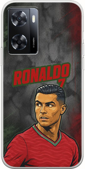 Калъф World Stars Collection Cristiano Ronaldo Oppo A57s Гъвкав TPU Прозрачен Силикон