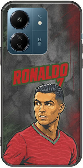 World Stars Collection Cristiano Ronaldo Xiaomi Poco C65 Black TPU Silicone Mobile Phone Case