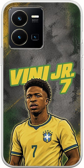 Husă World Stars Collection Vinicius Junior Vivo Y35 Flexibil TPU Silicon Transparent