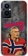 Θήκη World Stars Collection Erling Haaland Oppo Reno 8 Lite Flexible Tpu Διάφανη Σιλικόνη