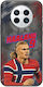 Калъф World Stars Collection Erling Haaland Huawei Mate 50 Pro Черен TPU Силикон