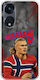 World Stars Collection Case Erling Haaland Oppo Reno 8T 5G Flexible TPU Transparent Silicone