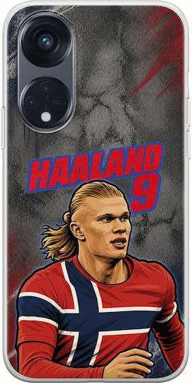 World Stars Collection Case Erling Haaland Oppo Reno 8T 5G Flexible TPU Transparent Silicone
