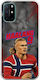 World Stars Collection Erling Haaland OnePlus 8 Flexible TPU Transparent Silicone Case