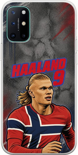 World Stars Collection Erling Haaland OnePlus 8 Flexible TPU Transparent Silicone Case