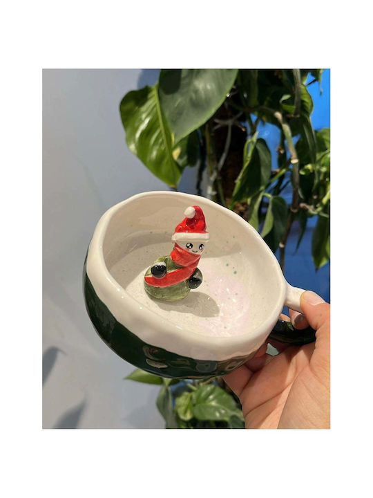 SteweHome Christmas Ceramic Mug Snowmen