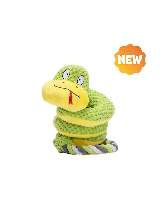 Uniq Cuddly Dog Toy With Sound 36cm Green 1 Piece