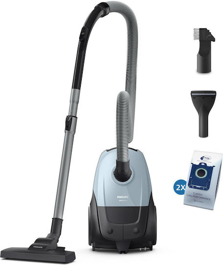 Philips XD1142/10 Electric Vacuum Cleaner 800W Bagged 3lt Blue