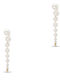 Kiriakos Gofas Ohrringe aus 14K Gold mit Steinen und Perlen