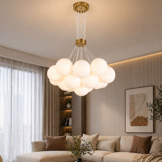 Alista Home Κρεμαστό Φωτιστικό Χρυσό Alista Home Κρεμαστό Φωτιστικό Χρυσό