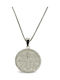 Constantine Talisman Necklace Made of Silver with Zircon