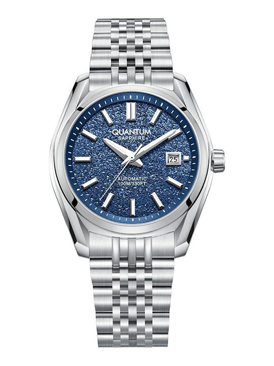 Quantum Men's Watch with Metal Bracelet