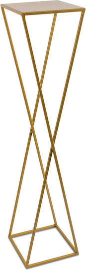 HowHomely Pflanzentöpfe Metall Gold mit Gestell