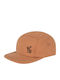 Baby Dutch Kids' Fabric Sunscreen Jockey Hat Brown